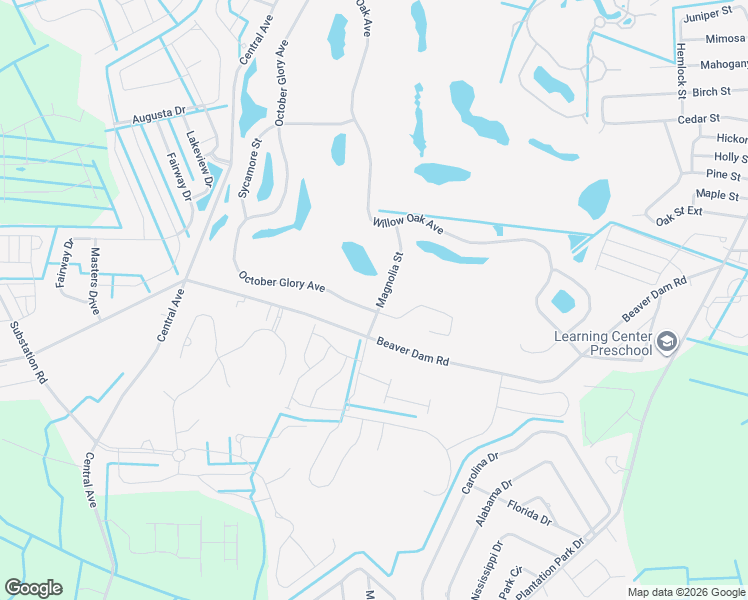 map of restaurants, bars, coffee shops, grocery stores, and more near 190 October Glory Avenue in Ocean View