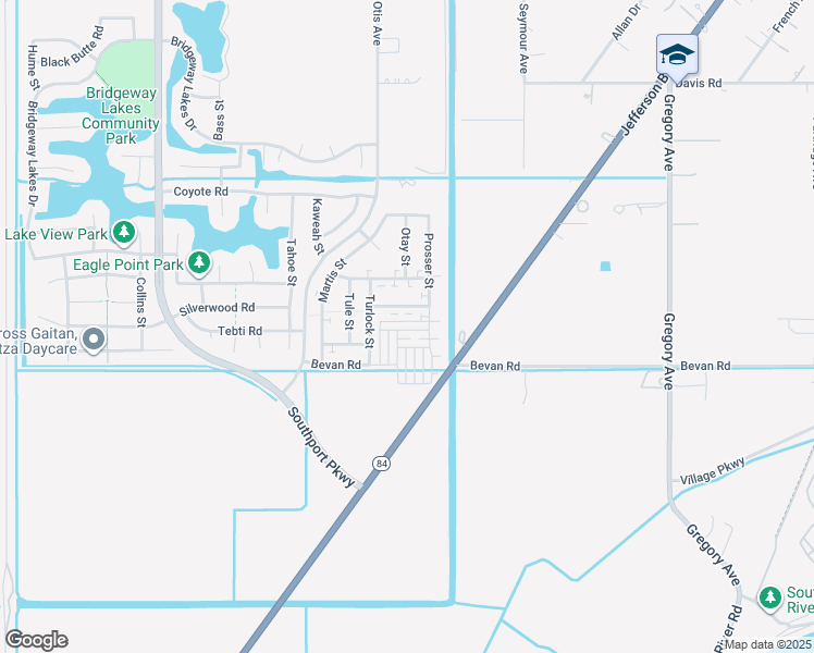 map of restaurants, bars, coffee shops, grocery stores, and more near 3254 New York Road in West Sacramento