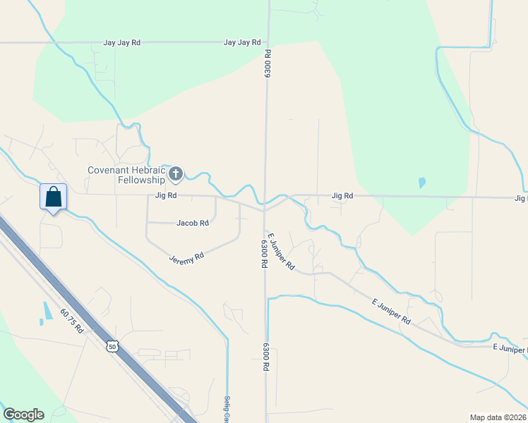 map of restaurants, bars, coffee shops, grocery stores, and more near 11383 6300 Road in Montrose