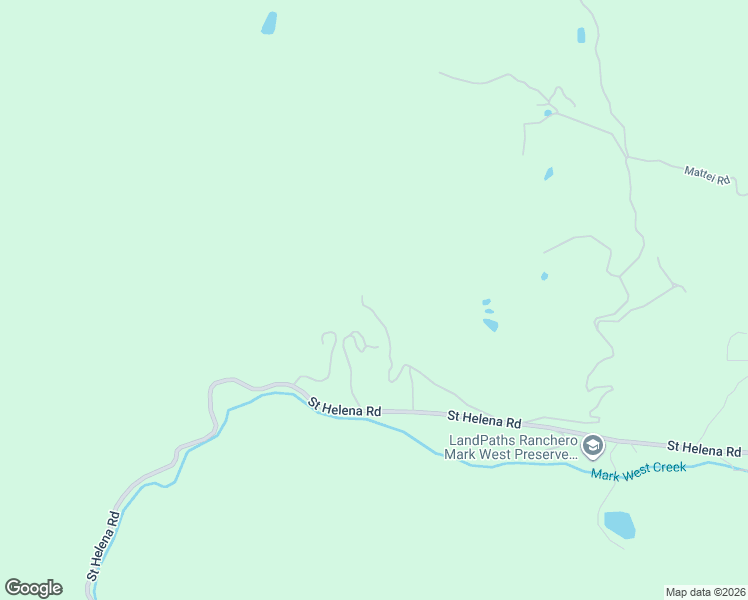 map of restaurants, bars, coffee shops, grocery stores, and more near 6581 Saint Helena Road in Santa Rosa