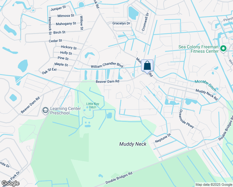 map of restaurants, bars, coffee shops, grocery stores, and more near 36 Beachwood Court in Frankford