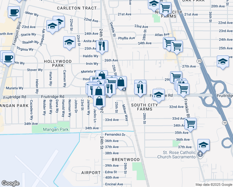 2501 Fruitridge Road, Sacramento CA Walk Score