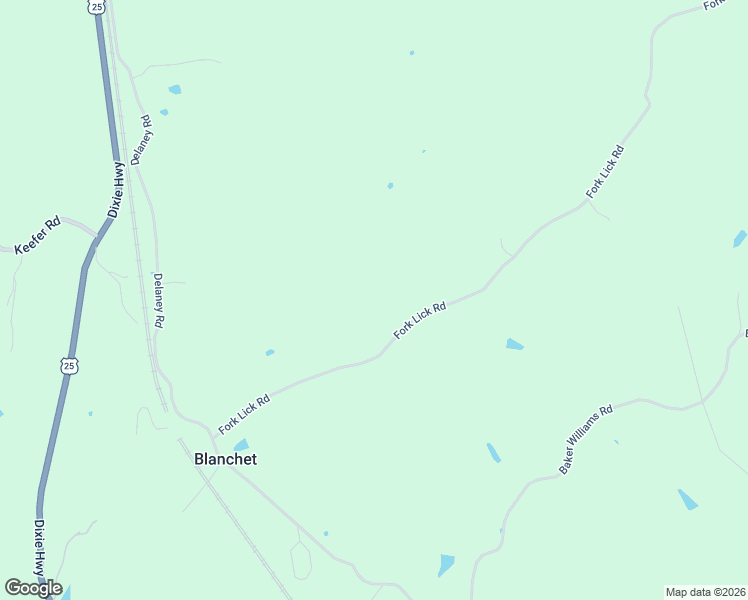 map of restaurants, bars, coffee shops, grocery stores, and more near 820 Fork Lick Road in Corinth