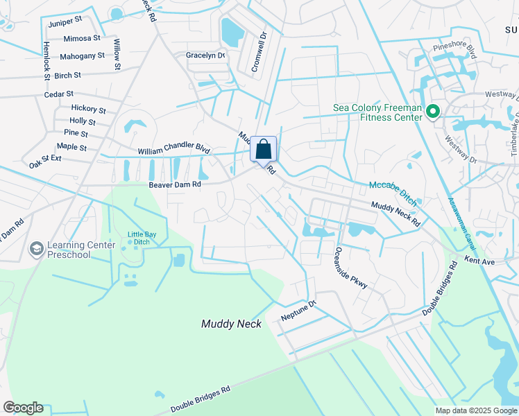 map of restaurants, bars, coffee shops, grocery stores, and more near 33688 Briar Court South in Frankford