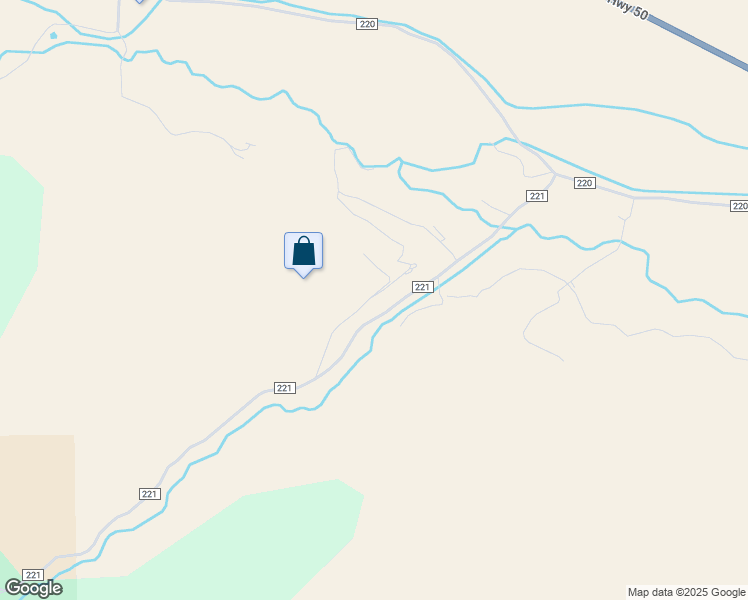 map of restaurants, bars, coffee shops, grocery stores, and more near 7150 County Road 221 in Salida