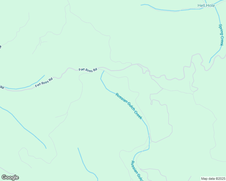 map of restaurants, bars, coffee shops, grocery stores, and more near 23125 Fort Ross Road in Cazadero