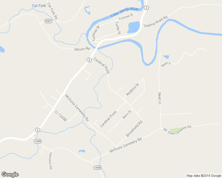 map of restaurants, bars, coffee shops, grocery stores, and more near 399 Cardinal Point in Greenup