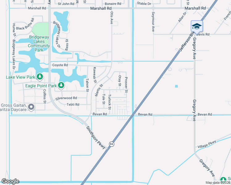 map of restaurants, bars, coffee shops, grocery stores, and more near 3331 San Vicente Road in West Sacramento