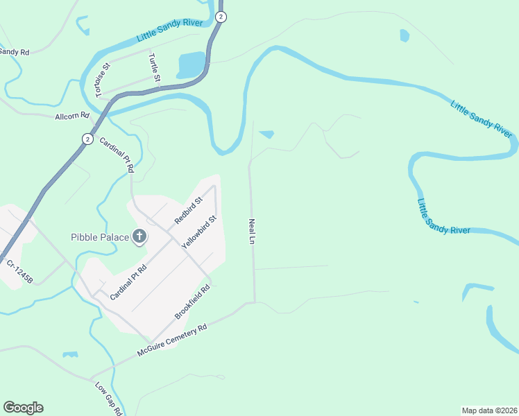 map of restaurants, bars, coffee shops, grocery stores, and more near Neal Ln in Greenup