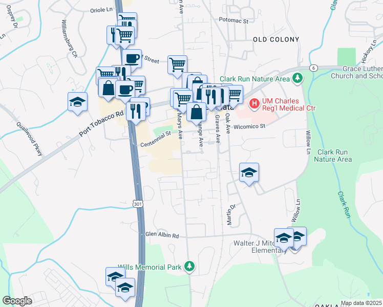 map of restaurants, bars, coffee shops, grocery stores, and more near in La Plata