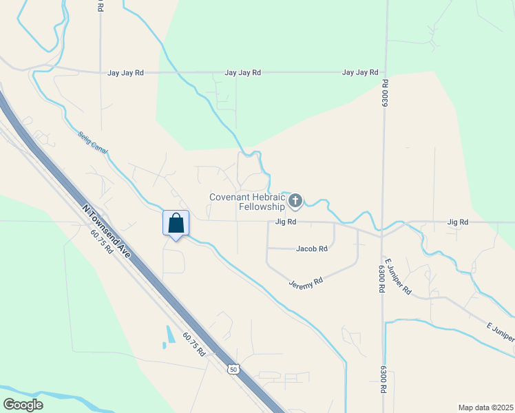 map of restaurants, bars, coffee shops, grocery stores, and more near 62569 Jig Road in Montrose