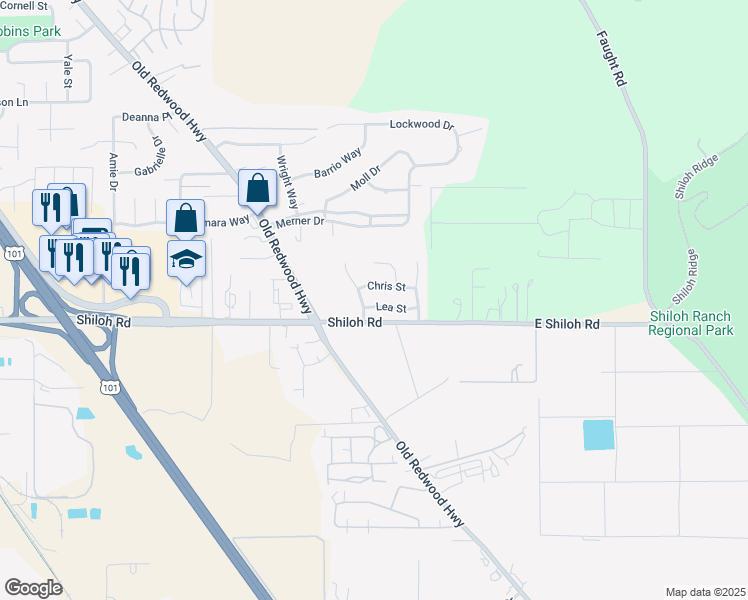 map of restaurants, bars, coffee shops, grocery stores, and more near 213 Lea Street in Windsor