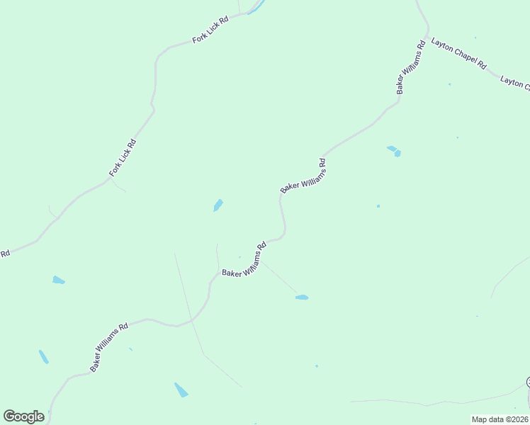 map of restaurants, bars, coffee shops, grocery stores, and more near 2455 Baker Williams Road in Corinth