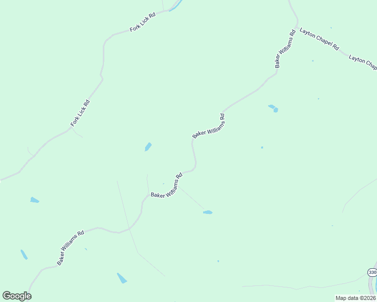 map of restaurants, bars, coffee shops, grocery stores, and more near 2455 Baker Williams Road in Corinth