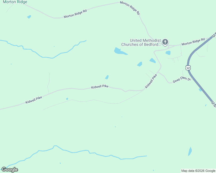 map of restaurants, bars, coffee shops, grocery stores, and more near Kidwell Pike in Pendleton