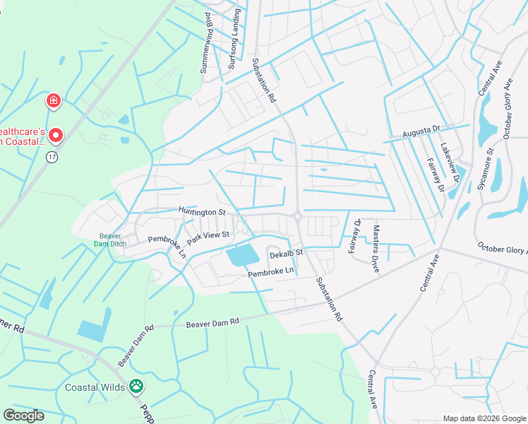 map of restaurants, bars, coffee shops, grocery stores, and more near 35876 Huntington Street in Millville