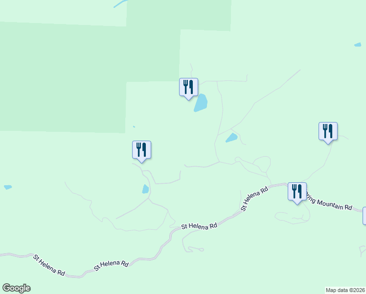map of restaurants, bars, coffee shops, grocery stores, and more near 4036 Spring Mountain Road in St. Helena
