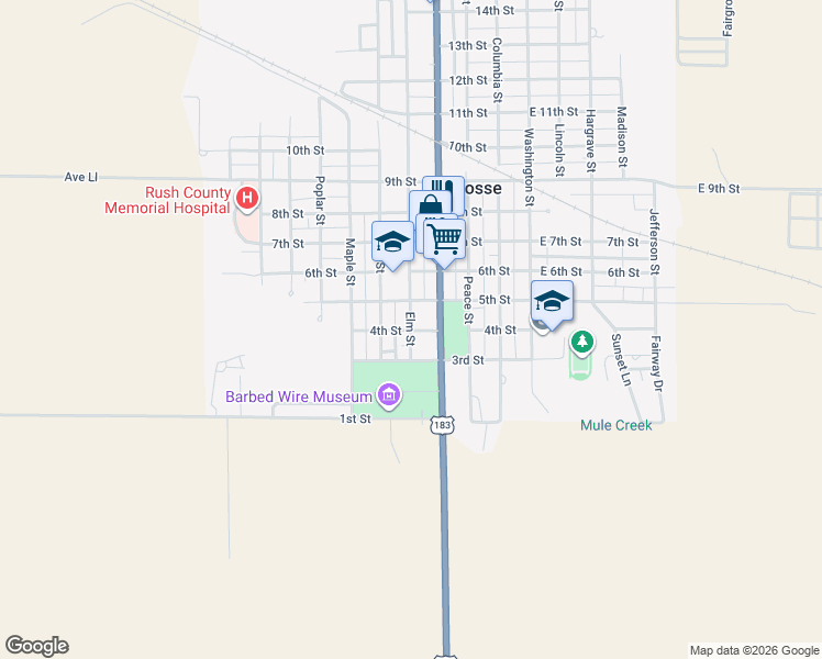 map of restaurants, bars, coffee shops, grocery stores, and more near 400 Elm Street in La Crosse
