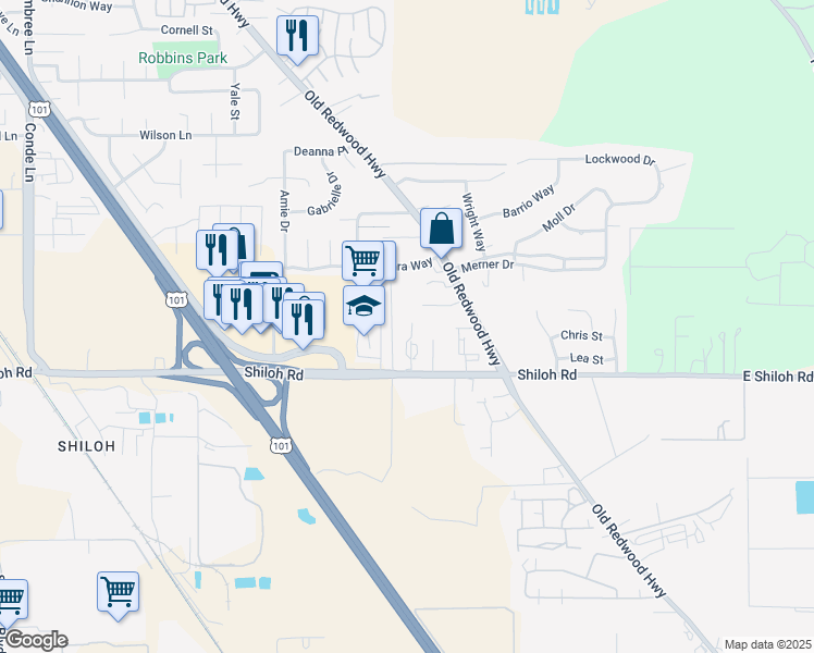 map of restaurants, bars, coffee shops, grocery stores, and more near 100 Kendall Way in Windsor