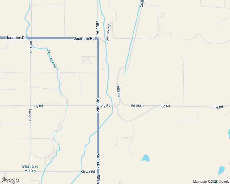 map of restaurants, bars, coffee shops, grocery stores, and more near 58591 Jig Road in Montrose