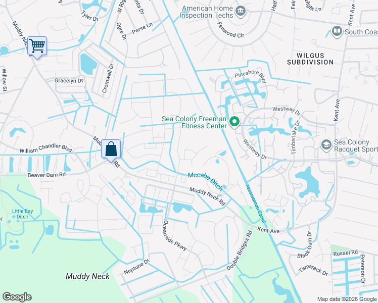 map of restaurants, bars, coffee shops, grocery stores, and more near 32 Beach Club Avenue in Frankford