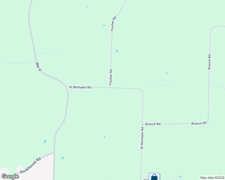 map of restaurants, bars, coffee shops, grocery stores, and more near 4126 Saint Michaels Road in Lohman