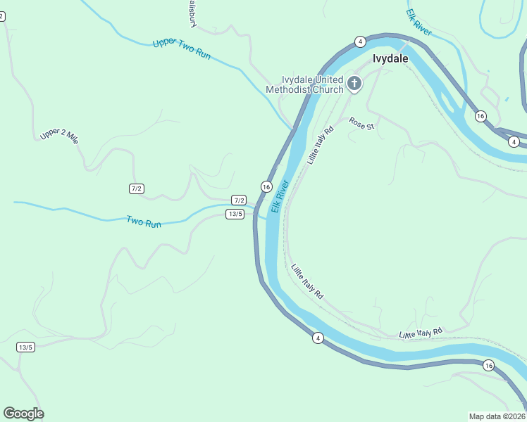 map of restaurants, bars, coffee shops, grocery stores, and more near State Highway 16 in Ivydale
