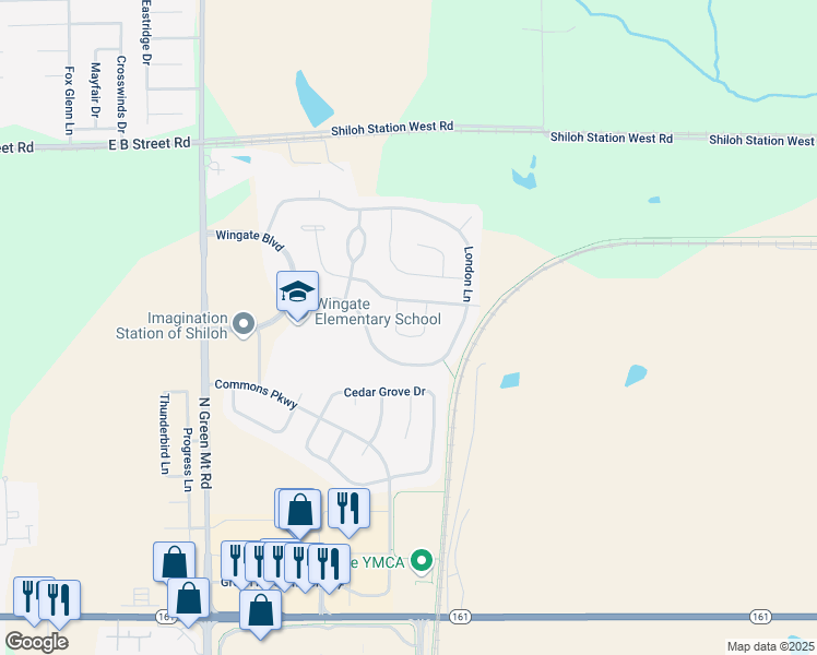 map of restaurants, bars, coffee shops, grocery stores, and more near 2639 Welsch Drive in Belleville