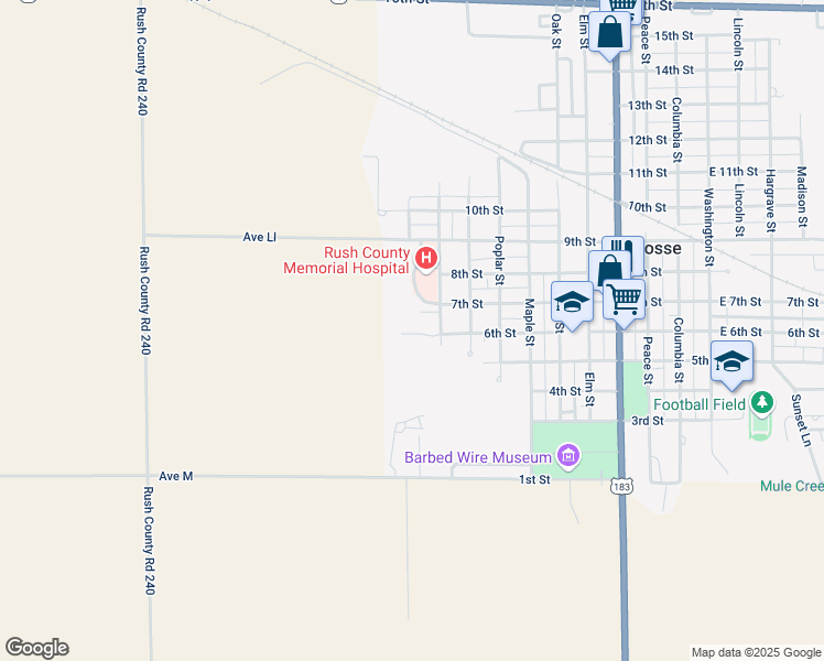 map of restaurants, bars, coffee shops, grocery stores, and more near 701 6th Street in La Crosse