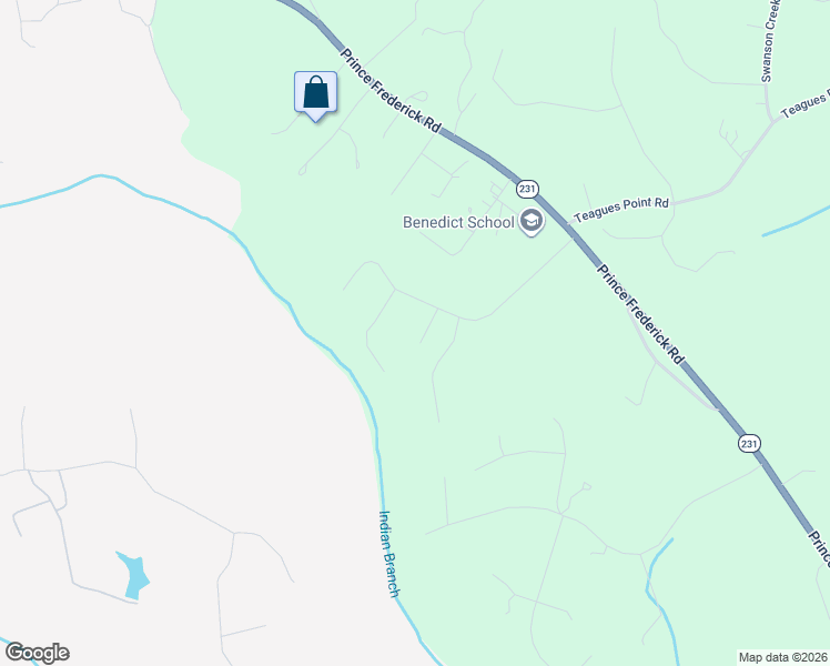 map of restaurants, bars, coffee shops, grocery stores, and more near 16415 Crown Place in Hughesville