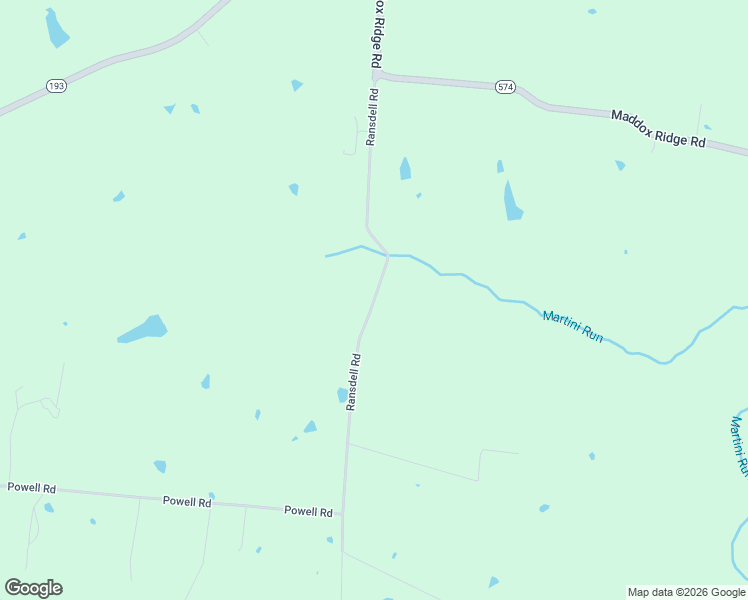 map of restaurants, bars, coffee shops, grocery stores, and more near Ransdell Road in Henry County
