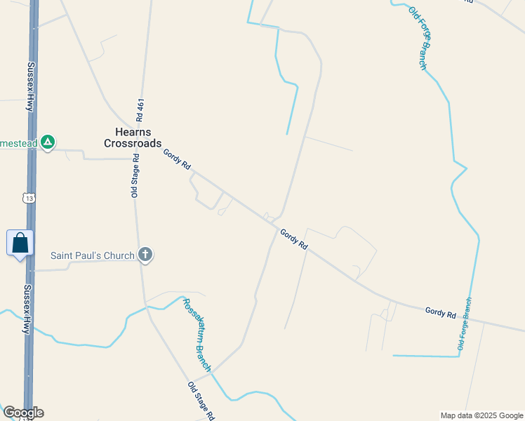map of restaurants, bars, coffee shops, grocery stores, and more near 33193 Gordy Road in Laurel