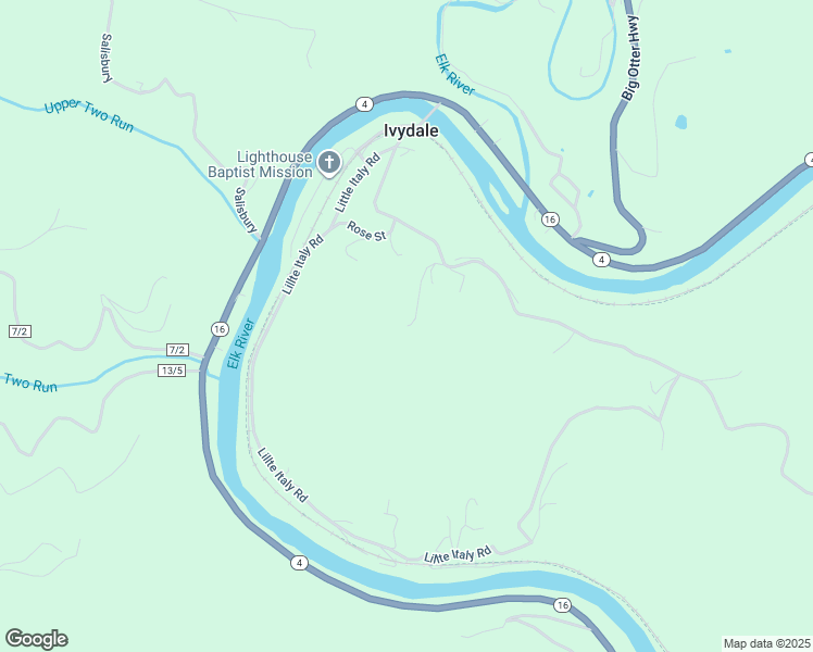 map of restaurants, bars, coffee shops, grocery stores, and more near 198 Woodland Drive in Ivydale