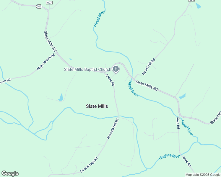 map of restaurants, bars, coffee shops, grocery stores, and more near 28 Green Road in Sperryville
