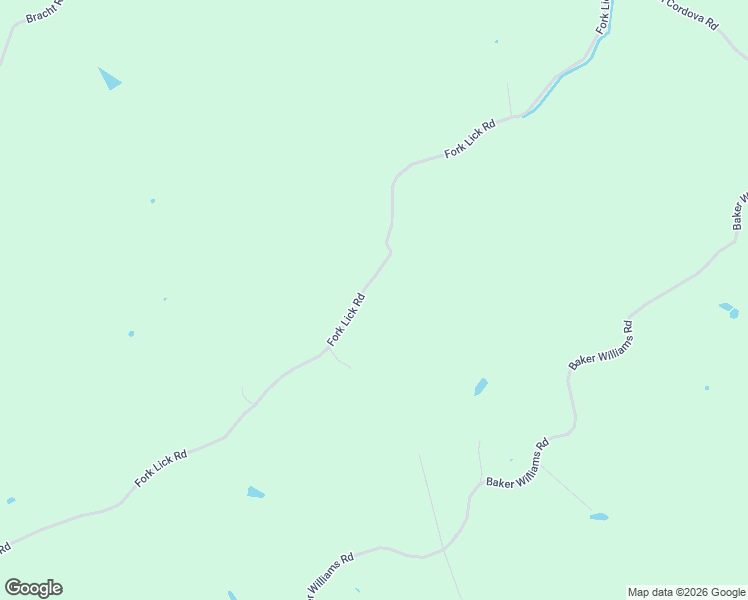 map of restaurants, bars, coffee shops, grocery stores, and more near 1401 Fork Lick Road in Corinth