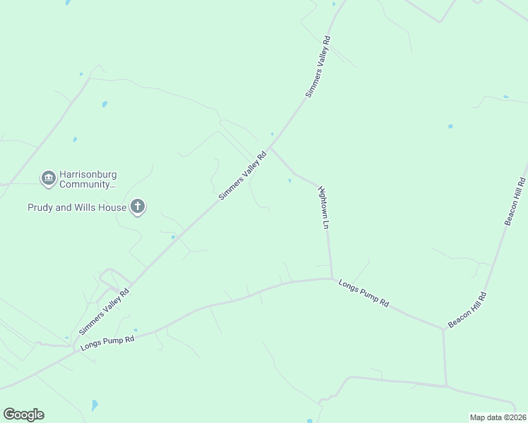 map of restaurants, bars, coffee shops, grocery stores, and more near 7164 Simmers Valley Road in Harrisonburg
