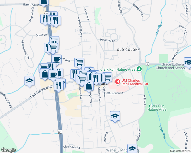 map of restaurants, bars, coffee shops, grocery stores, and more near in La Plata