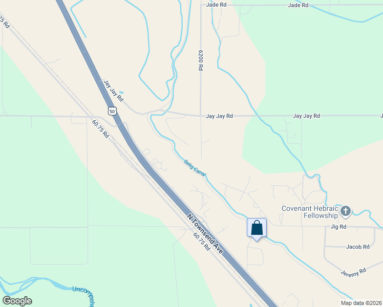 map of restaurants, bars, coffee shops, grocery stores, and more near 61928 Jay Jay Road in Montrose