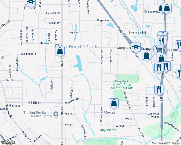 map of restaurants, bars, coffee shops, grocery stores, and more near 7 Kings Court in Swansea