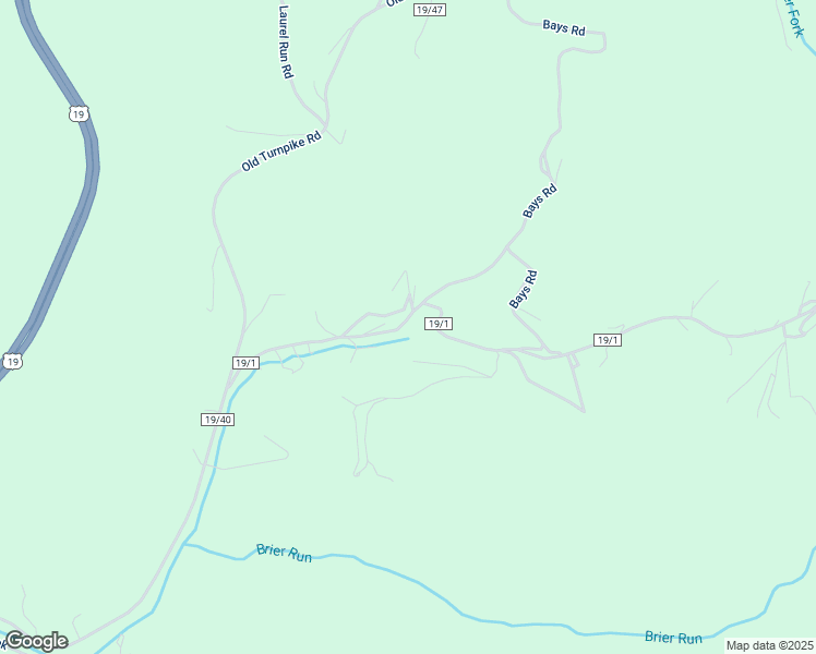 map of restaurants, bars, coffee shops, grocery stores, and more near 428 Bays Road in Birch River
