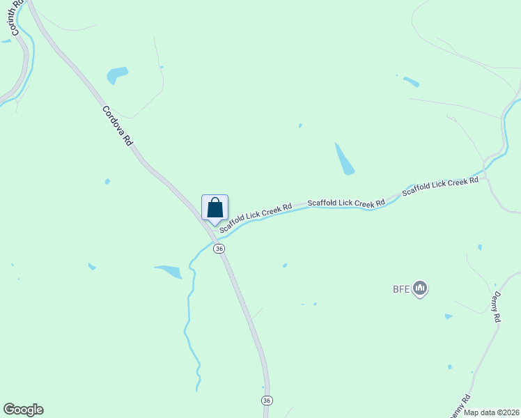 map of restaurants, bars, coffee shops, grocery stores, and more near 250 Scaffold Lick Creek Road in Berry