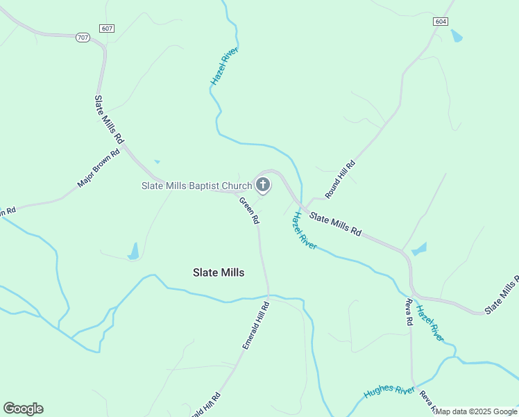 map of restaurants, bars, coffee shops, grocery stores, and more near 21 Green Road in Sperryville