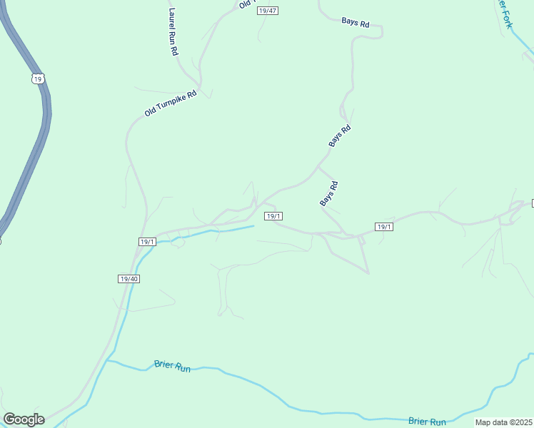 map of restaurants, bars, coffee shops, grocery stores, and more near 428 Bays Road in Birch River