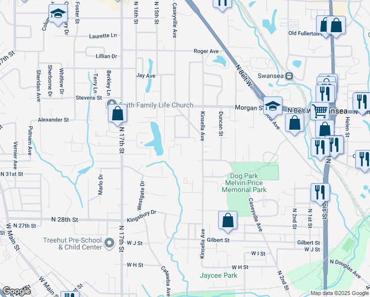 map of restaurants, bars, coffee shops, grocery stores, and more near 7 Kings Court in Swansea