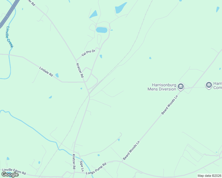 map of restaurants, bars, coffee shops, grocery stores, and more near 5928 Kratzer Road in Linville