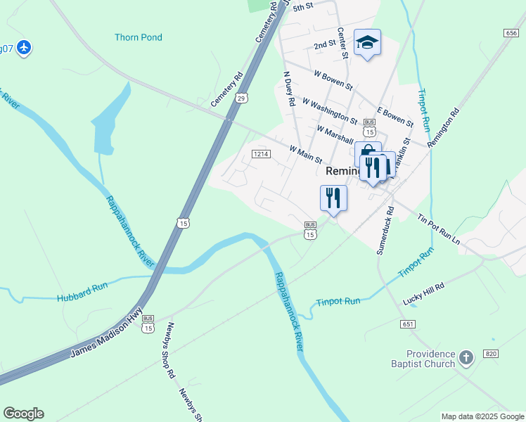 map of restaurants, bars, coffee shops, grocery stores, and more near 2228 Sedgwick Drive in Remington
