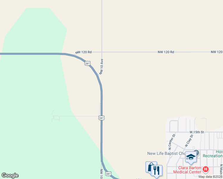 map of restaurants, bars, coffee shops, grocery stores, and more near in Hoisington