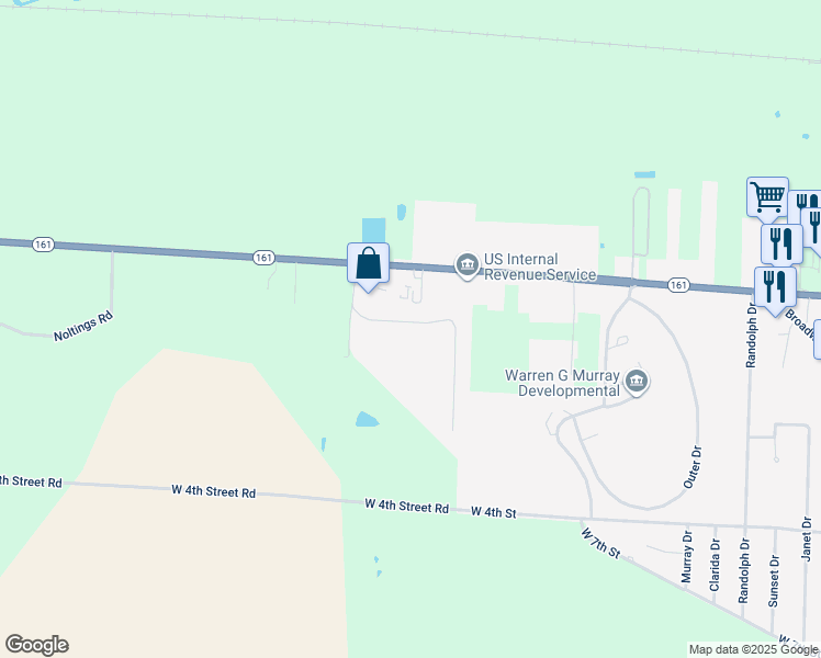 map of restaurants, bars, coffee shops, grocery stores, and more near 89 Deerwood Park in Centralia