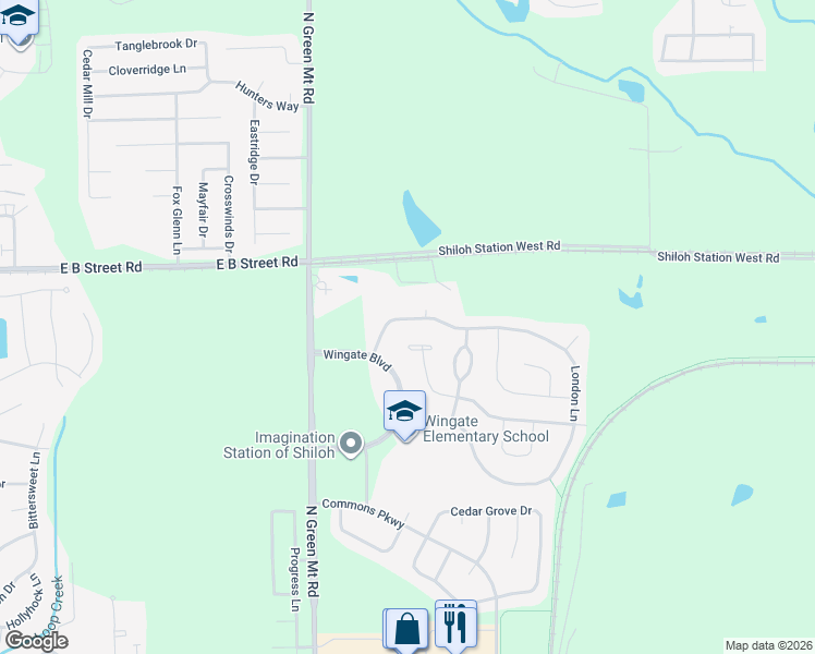 map of restaurants, bars, coffee shops, grocery stores, and more near 2550 London Lane in Belleville