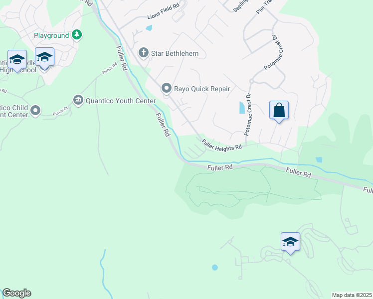 map of restaurants, bars, coffee shops, grocery stores, and more near 19340 Belleau Wood Drive in Triangle